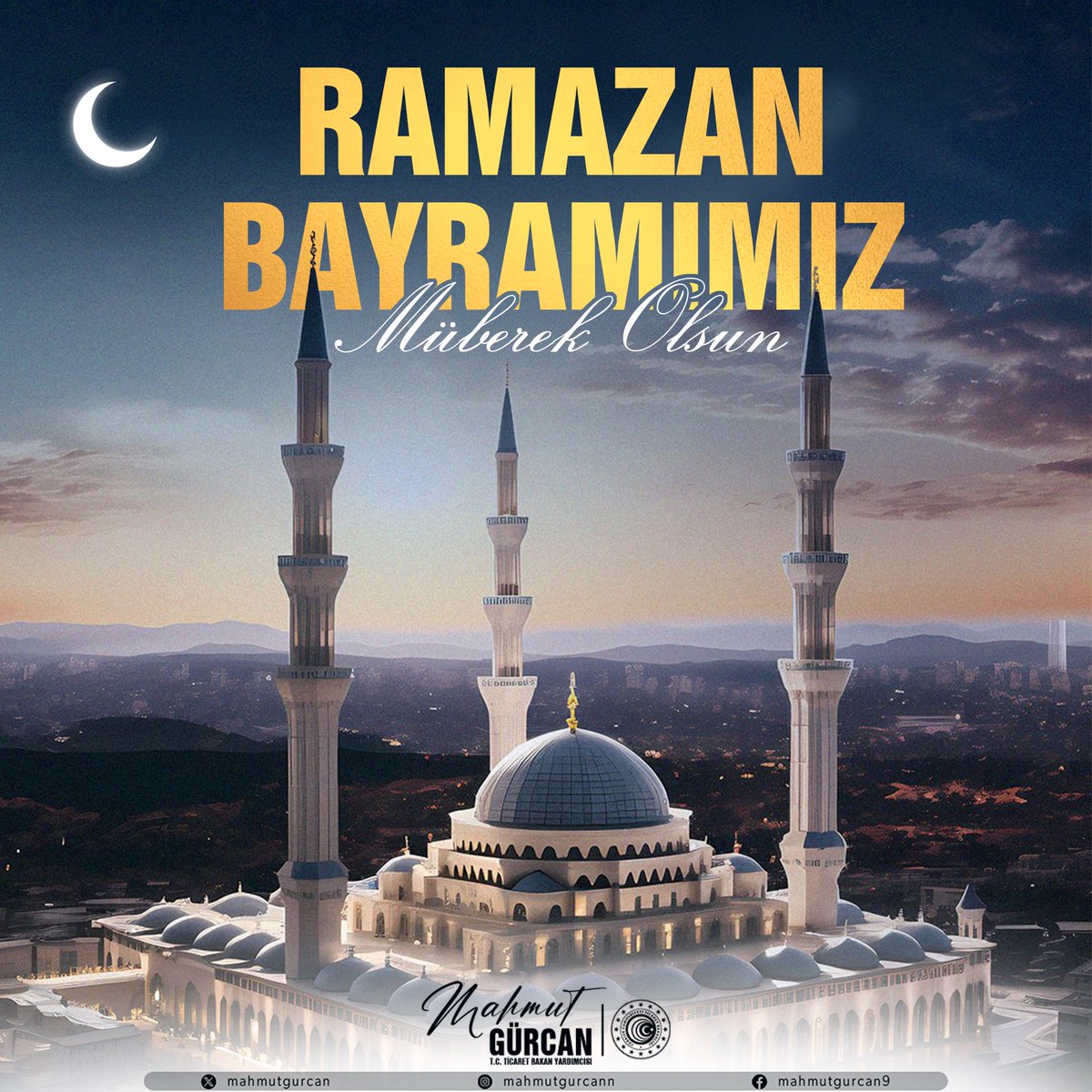 Bolluk, bereket ve mağfiret ayı Ramazan-ı Şerif’i geride bıraktık. Aziz Milletimizin ve İslam âleminin #RamazanBayramı’nı tebrik ediyor, birliğin ve beraberliğin sembolü olan mübarek Ramazan Bayramı’nın; Gazze başta olmak üzere ülkemize, milletimize ve tüm İslam coğrafyasına…