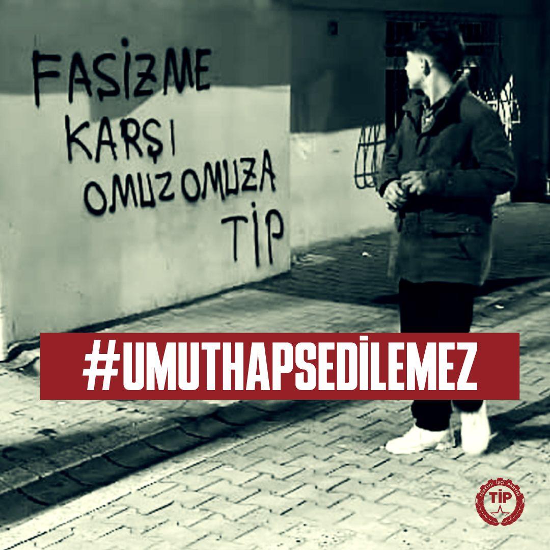Başı dimdik çıkacak mücadelesi devam edecektir 
#umuthapsedilemez