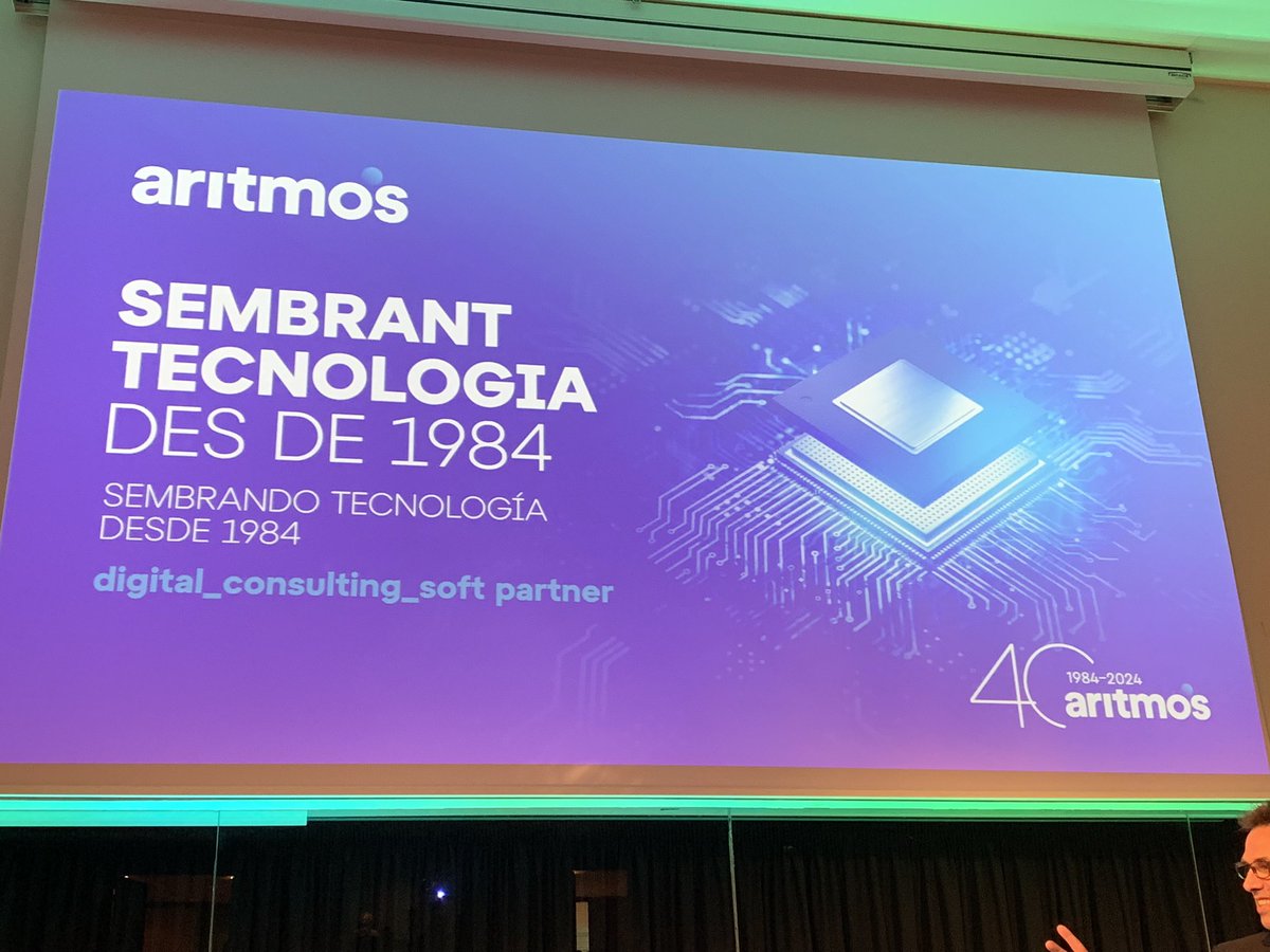 feliu_anna's tweet photo. Talent, territori, innovació, tecnologia, internacionalització i oportunitats arreu, aquesta és la Catalunya que volem.

Felicitats per aquests 40 anys @aritmos, nascuda a #lesgarrigues i sembrant tecnologia digital arreu del món.

Som territori, som País! https://t.co/M9UF88amuv