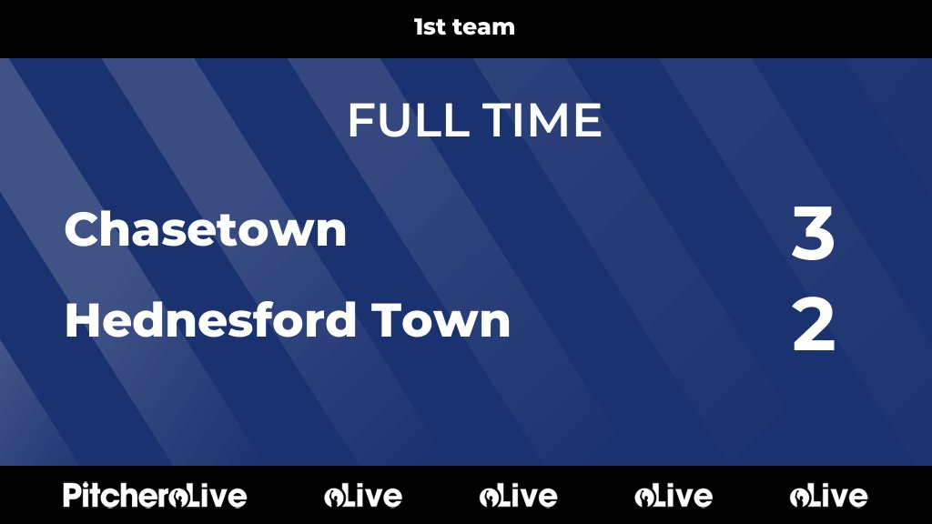 FULL TIME: Chasetown 3 - 2 Hednesford Town
#CHAHED #Pitchero
pitchero.com/clubs/chasetow…