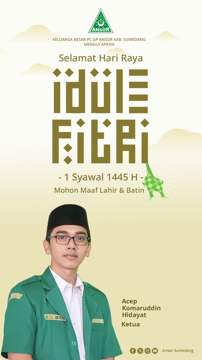 Selamat Lebaran. Maafkan kesalahan dan kekhilafan 🙏