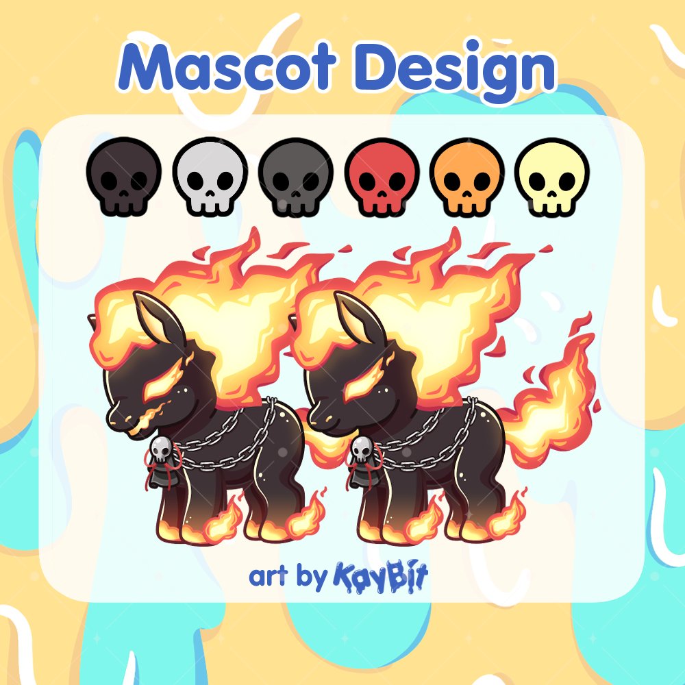 ItsKayBit's tweet image. My name's Kay~  
I like drawing, crafting and designing merch~ #PortfolioDay