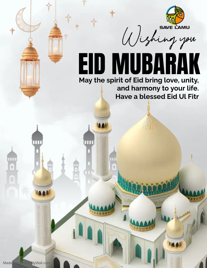 Savelamu (@savelamu) on Twitter photo On this joyous occasion of Eid, I pray that Allah's blessings bring happiness and success to your life. May your celebrations be filled with love, joy, and togetherness. Eid Mubarak to you and your family!
<a href="/deCOALonize/">deCOALonize Kenya</a>
<a href="/ajws/">American Jewish World Service (AJWS)</a>
#EidMubarak On this joyous occasion of Eid, I pray that Allah's blessings bring happiness and success to your life. May your celebrations be filled with love, joy, and togetherness. Eid Mubarak to you and your family!
<a href="/deCOALonize/">deCOALonize Kenya</a>
<a href="/ajws/">American Jewish World Service (AJWS)</a>
#EidMubarak