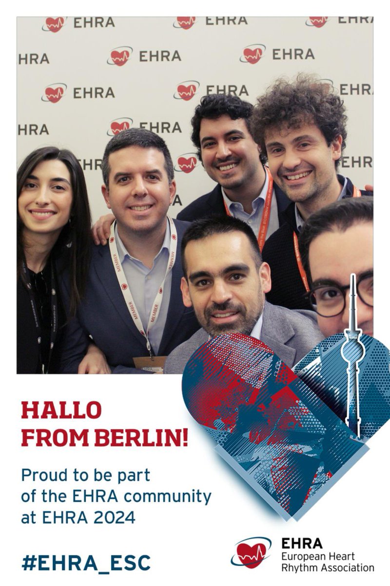 #EHRA2024 in Berlin just ended! 🇩🇪 Congratulations to the board for the tremendous scientific program! Always the best way to meet colleagues and friends from all over the world and to keep up with the best innovation in #electrophysiology! @escardio @EHRAPresident @purerfellner