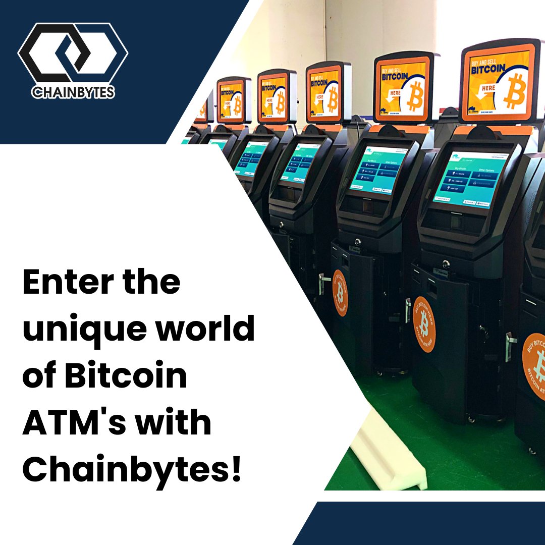 ChainBytes's tweet image. 🚀Discover the robust standard of Bitcoin ATMs with ChainBytes! Our commitment to quality ensures your operational needs are met daily. 

Dive into the unique world of seamless crypto transactions now! 

#Chainbytes #QualityATMs #CryptoRevolution