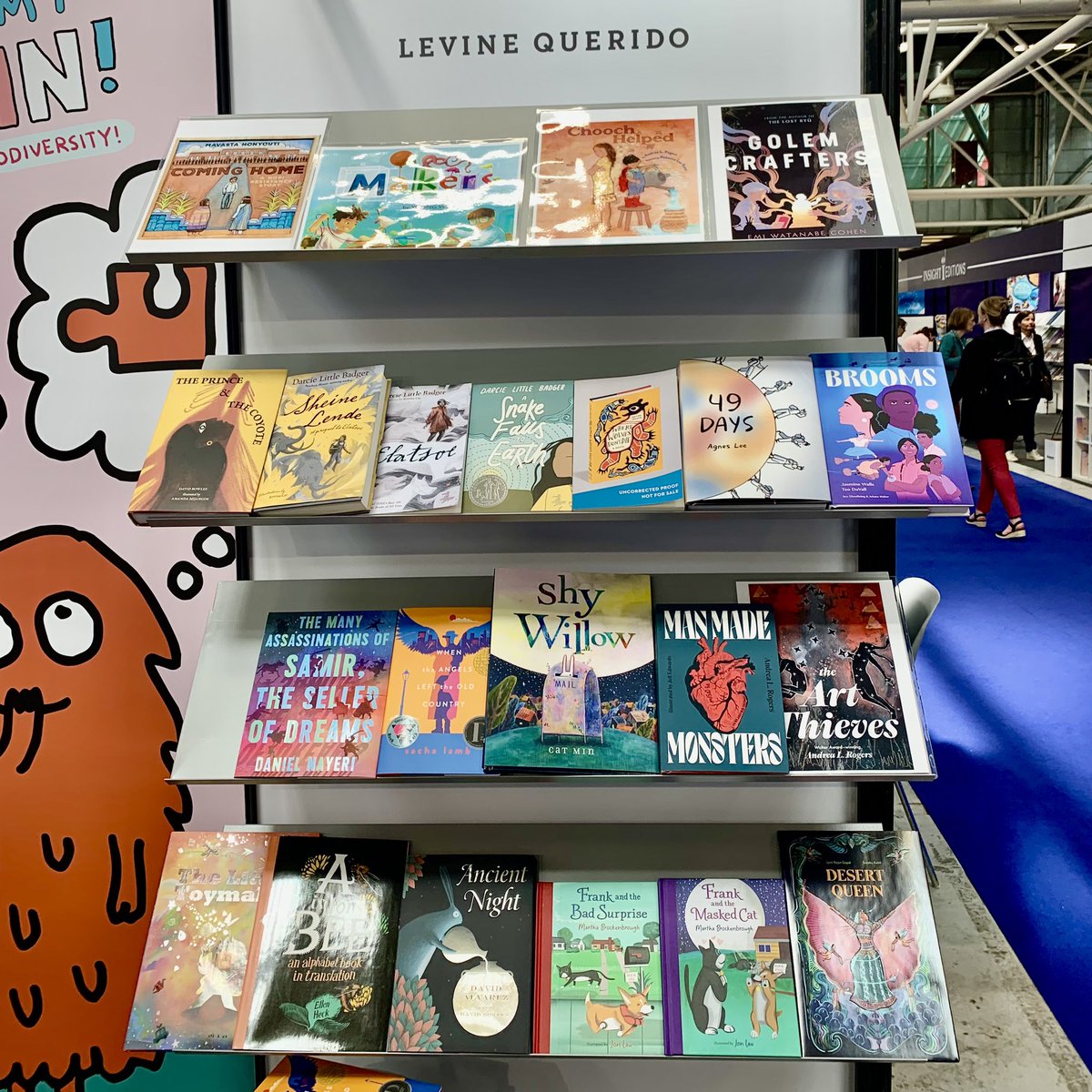 DESERT QUEEN is at the Bologna Book Fair!!!! Thank you to @senickel for snapping this picture!