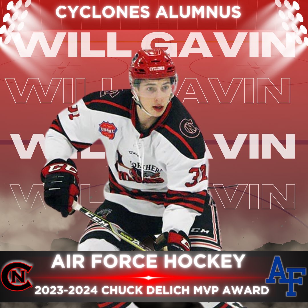 🚨ALUMNI ALERT🚨 Congratulations to forever Cyclone Will Gavin on earning the @AF_HKY 2023-24 Chuck Delich MVP Award! We are so proud of this AHL star and all of our alumni! ❤️🖤#rollclones