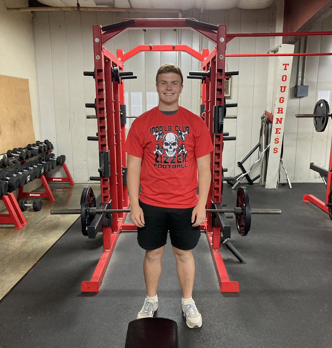 Both these guys, Dawson Howell and Jaxon Hunter, have each been in the 1,000 lb. Club for awhile now! I wanted to show them off in their new shirts! Thanks to Jamie Dixon for printing them and the @ZizzerQBclub for buying them! ⚡️🏈🏋️💪🏼