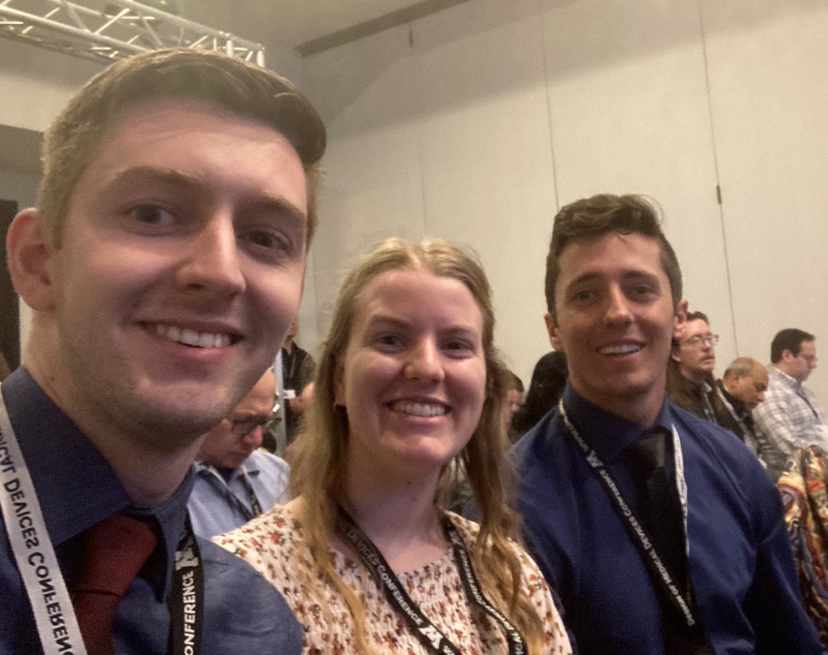 @byu's Greg Hirst (ugrad) and Allison Crane (ugrad) and Luke Taylor (MS grad) will all be presenting at the Design of Medical Conference in Minneapolis this week.  #dmd2024