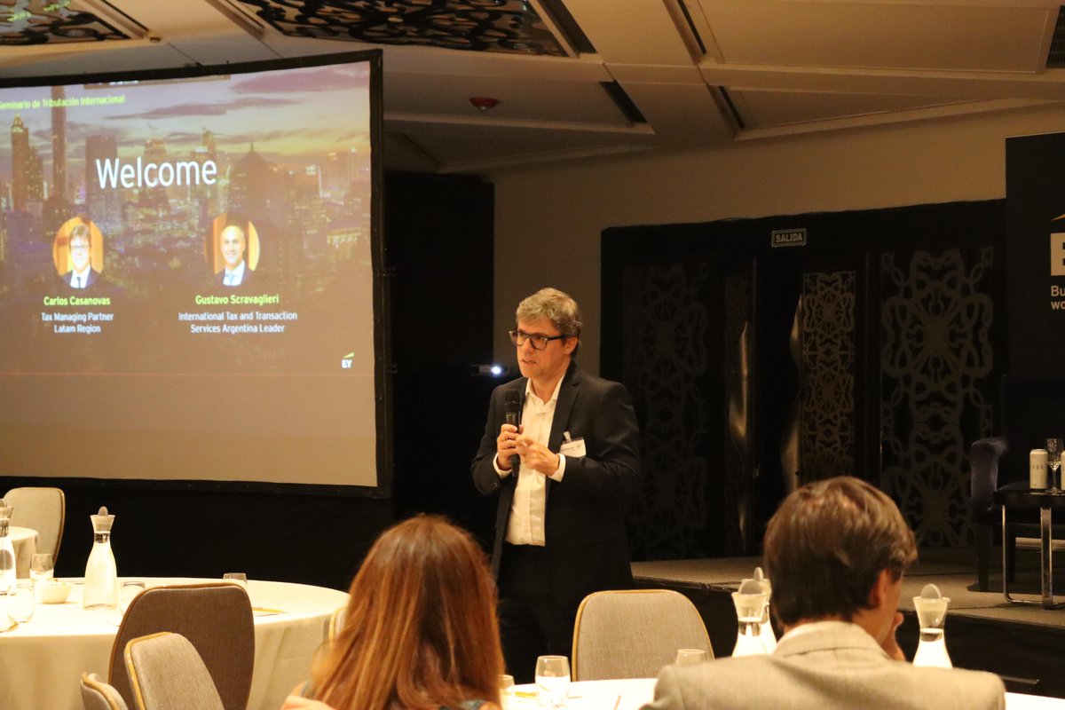EY_Argentina's tweet photo. Hoy se llevó a cabo el 24º Seminario de Tributación Internacional en Argentina, donde se abordaron tendencias en #BEPS, #AI, #Tributación, #TransferPricing y #ReformasFiscales.

https://t.co/j4Fq4583cc 

@EYMexico @EY_Brasil @EY_US @EYChile @EYColombia @EYPeru @EY_Uruguay https://t.co/I5jpY2cNEG