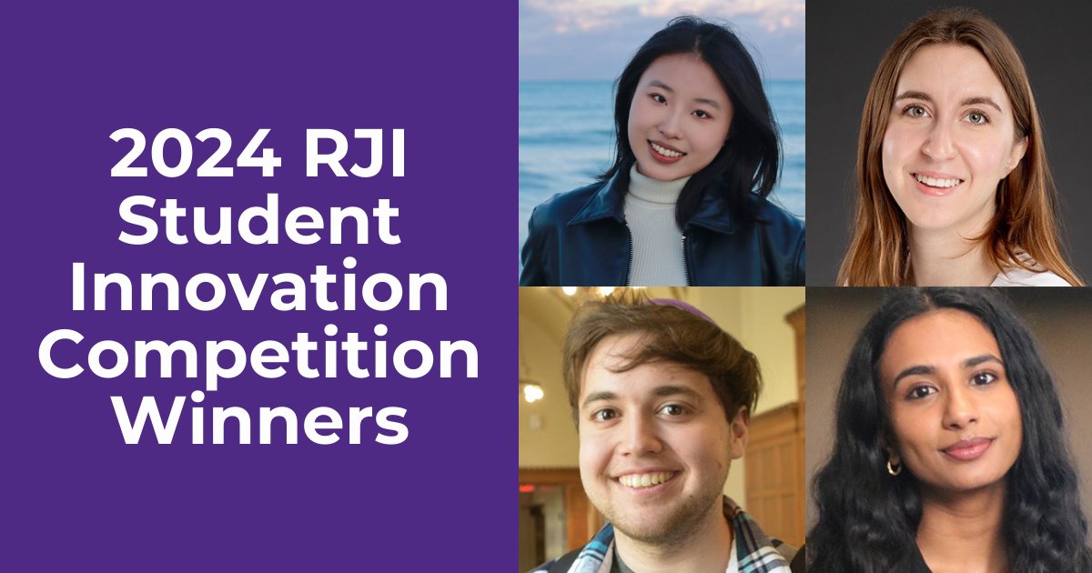 Congratulations to students Eugenia Cao, Elizabeth Casolo (BSJ25), Daniel Gross (BSJ25) and @janyasundar (BSJ25) for winning the 2024 @RJI Student Innovation Competition: Their @knightlab team won the $10,000 grand prize for their project. Read more: spr.ly/6016weJc2