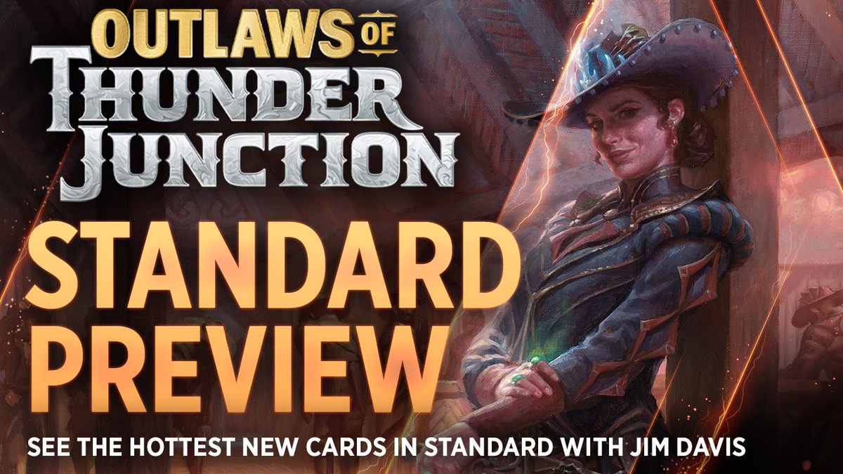 Launch day of Outlaws of Thunder Junction approaches and @JimDavisMTG is here to help you get your Standard deck ready! #MTGThunder youtube.com/watch?v=hIzAZW…