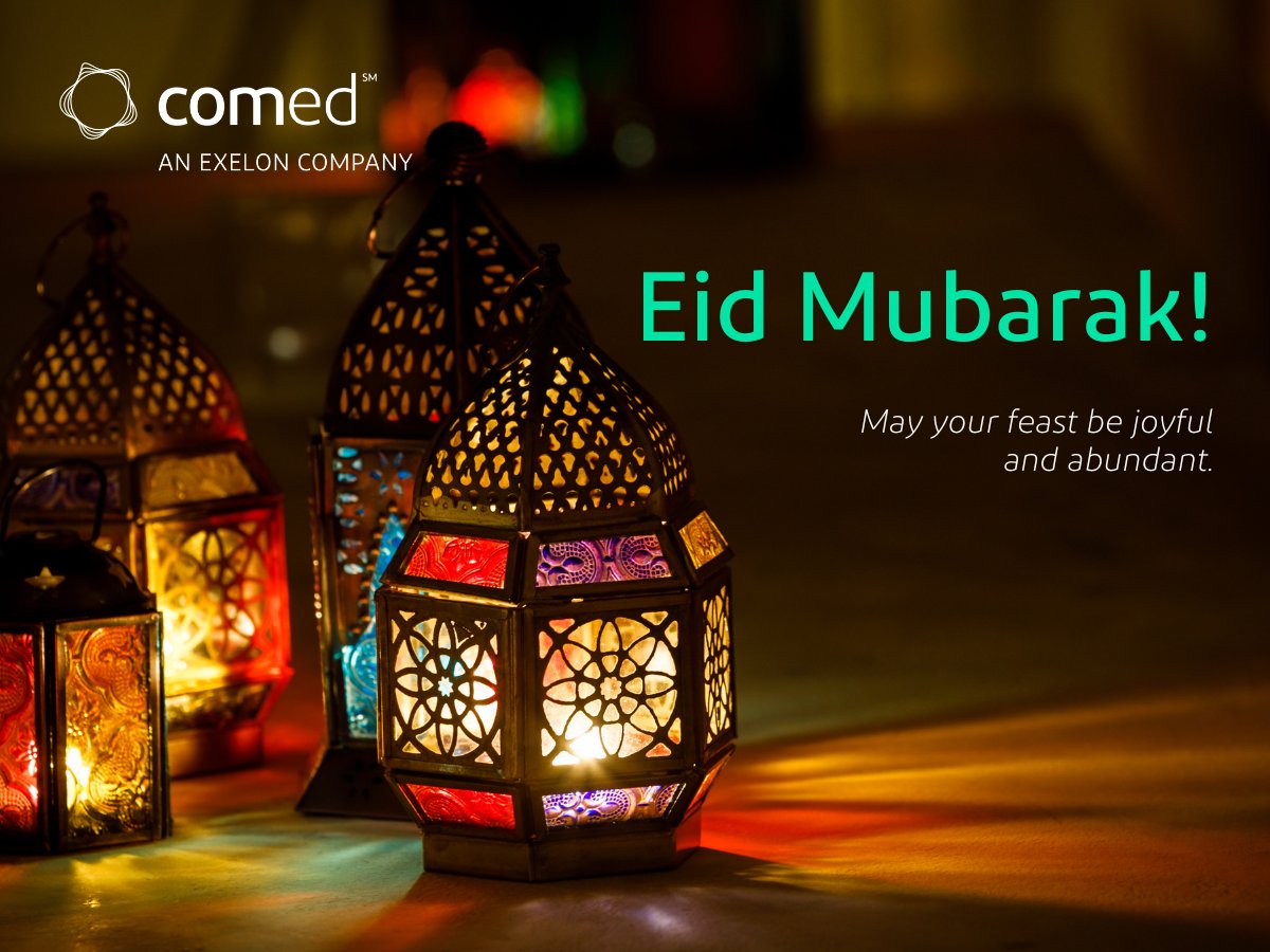 As the holy month of #Ramadan concludes and our Muslim followers finish fasting, we'd like to wish everyone #EidMubarak. The three-day celebration of Eid al-Fitr features prayer, gift giving, time with family and, of course, plenty of food! 🥘