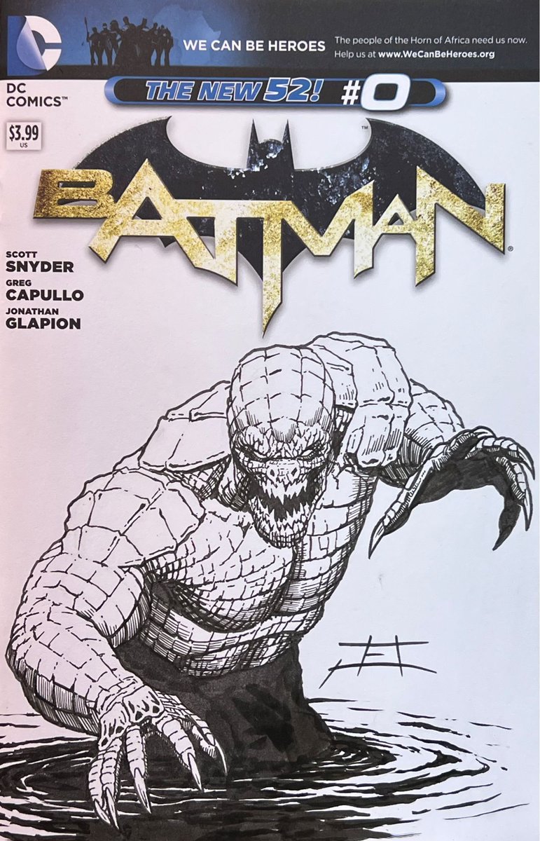 The texture on this #blanksketchcover #commission of #killercroc takes a while, but it's worth it!  Hope ya dig it!

@DCComics

#supportyourlocalartist #supportyourlocalcomicartist #supportyourlocalartists #supportyourlocalindieartist #indiecomics #indiecomic #indiecomicartists