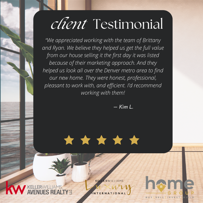 Testimonial Tuesday . . .

Exceeding expectations is what we pride ourselves on.  

#sellingdenver #coloradorealtor #testimonial #reviewus #homegroup #hgdenver #yournexthome