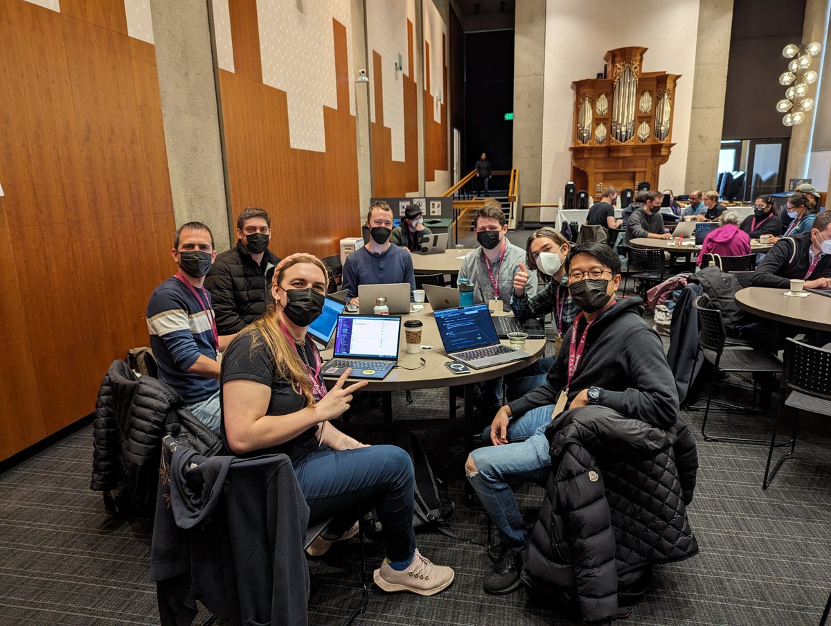 🚀 We had a fantastic day of Sprints at #PyCascades 2024 yesterday!✨🐍🏔️ Thank you to everyone who joined us and made the most of the opportunity to collaborate and contribute. Your participation and enthusiasm truly make a difference in our community. #Python