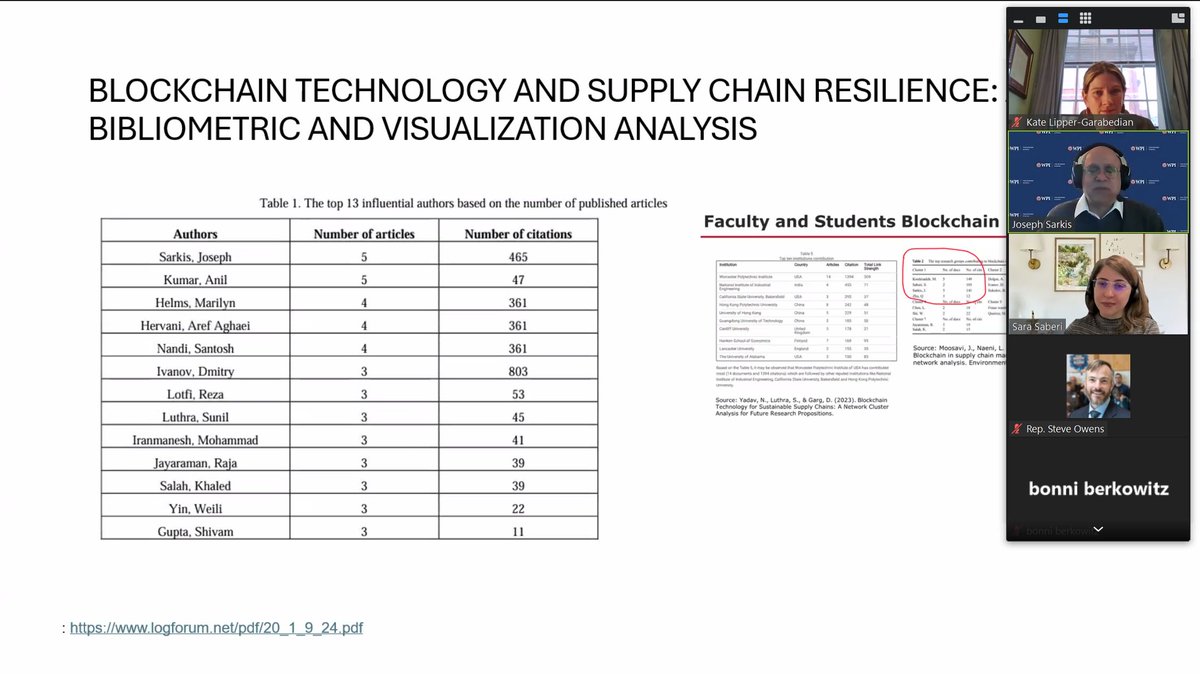 Thursday, I hosted 1st meeting of now-bicameral Blockchain Technology Legislative Caucus, co-chaired with @Barry_Finegold. We heard from by @wpi Profs Sarkis & Saberi et al. for discussion on supply chain management, government applications, & college students’ interest in space.