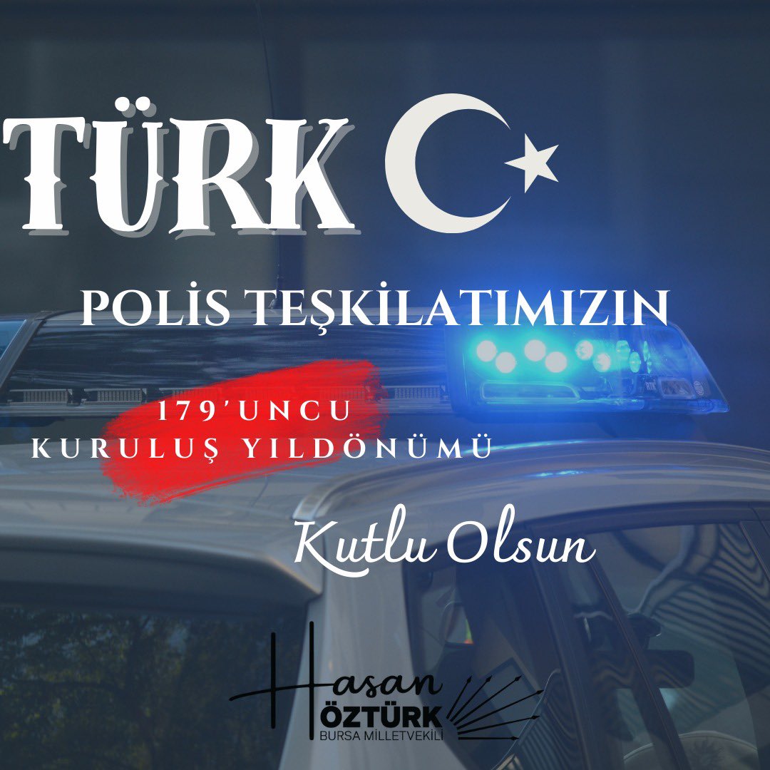 10 Nisan 1845’ten beri huzur ve güvenliğimizi sağlayan Türk Polis Teşkilatımızın 179’uncu kuruluş yıldönümü kutlu olsun. #polis #türkpolisteşkilatı #türkpolisi
