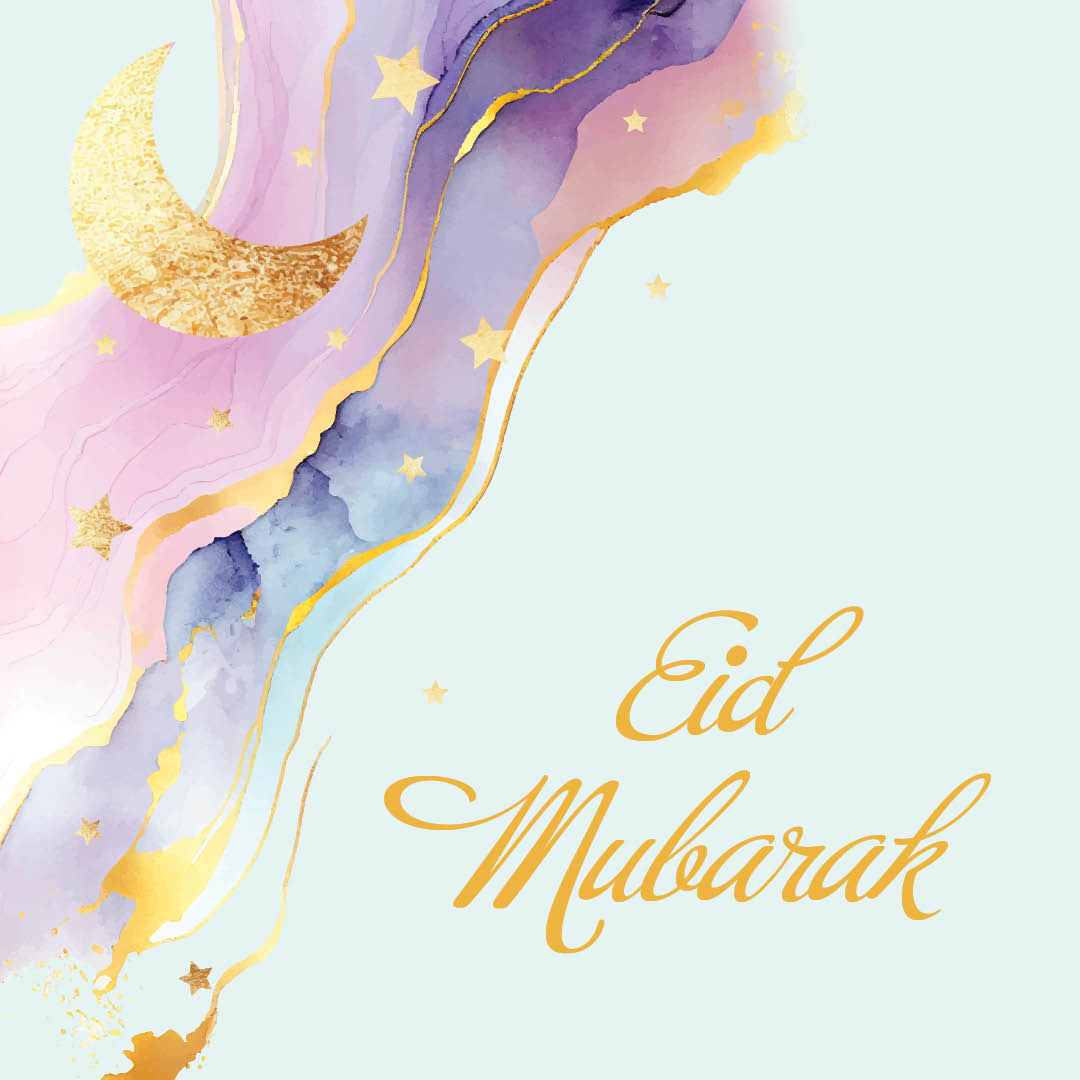 Eid Mubarak to all who observe Eid al-Fitr! May the end of Ramadan be filled with peace and joy.