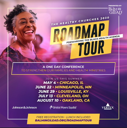 Join us for the Roadmap Tour! Chicago, IL: Apostolic Faith Church Minneapolis, MN: Capri Theater Louisville, KY: St. Stephen Baptist Church Cleveland, OH: Mt. Sinai Friendship United Church Oakland, CA: City of Refuge United Church of Christ Register: loom.ly/x6Gl4XM