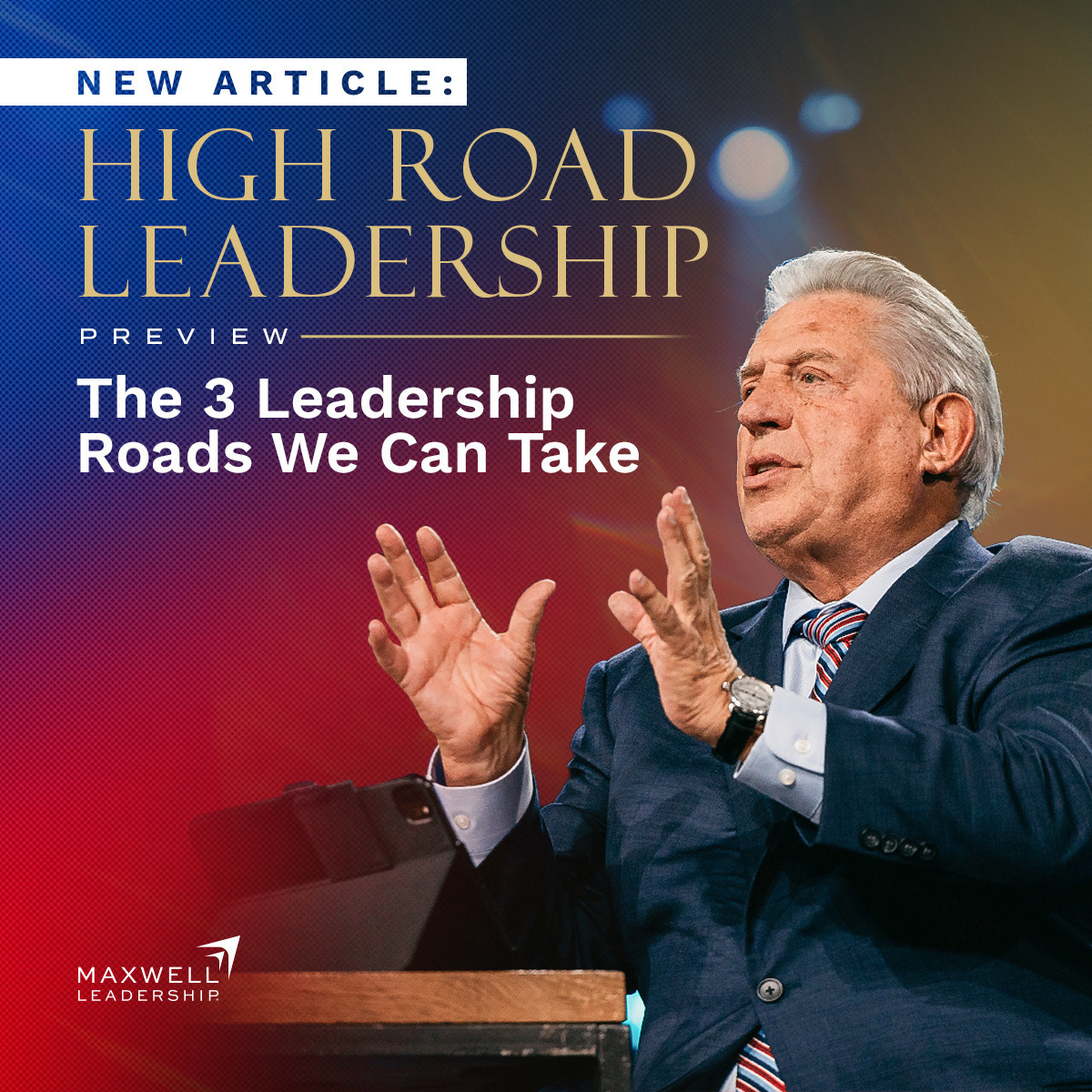 Want a sneak peek at John Maxwell’s new book, High Road Leadership? In this week’s NEW BLOG POST, we give you the inside scoop: hubs.li/Q02sbrj90