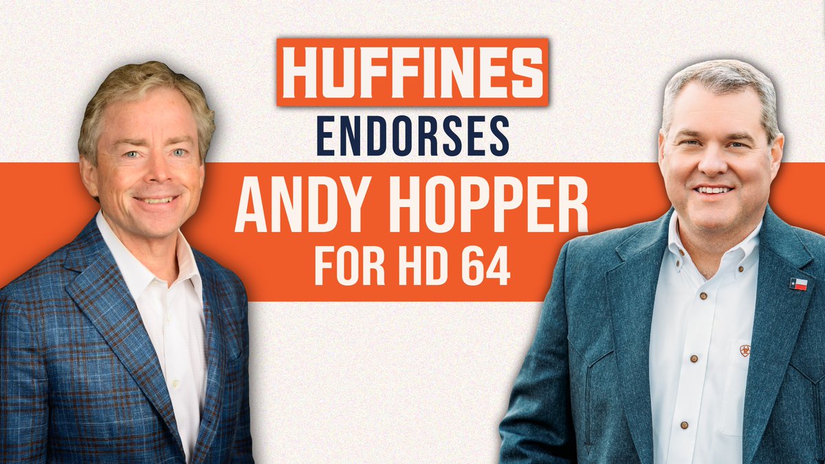 Today, I am proud to re-endorse @AndyHopperTX in the GOP Primary Runoff for State Representative of TX HD 64. Andy is a true patriot who embodies the spirit of Texas and the values that we hold dear. He's a fighter for our rights, a defender of our borders, and a champion for…