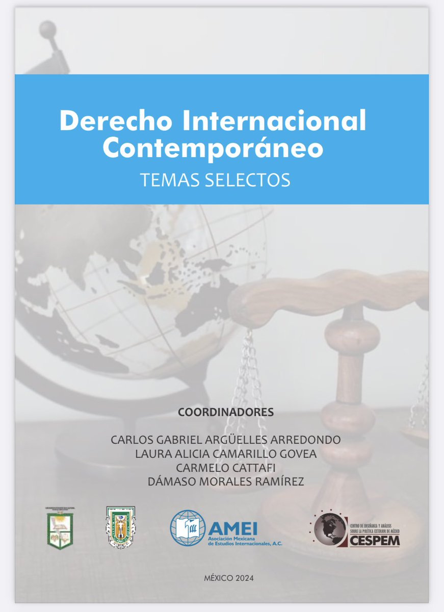 ¡Capítulo! El Tratado Sobre la Prohibición de las Armas Nucleares: significado y tendencias #TPAN. Un honor escribir con la distinguida diplomática @TJAQUEZH María Antonieta Jáquez. Acceso abierto al libro #UABC #AMEI #CESPEM versión digital aquí 🧵 excelentes autores y temáticas