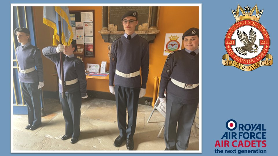 2211 (Bracknell) RAFAC (@bracknellrafac) on Twitter photo It was an honour for <a href="/BracknellRAFAC/">2211 (Bracknell) RAFAC</a>'s Banner Party to carry the new TVW Banner at Windsor Parish Church of St John the Baptist, on Sunday 7th April, to commemorate the Standing Up of the new Thames Valley Wing.
Congratulations to all involved.
<a href="/AirCadets_TVW/">Thames Valley Wing</a> <a href="/aircadets/">RAF Air Cadets</a> It was an honour for <a href="/BracknellRAFAC/">2211 (Bracknell) RAFAC</a>'s Banner Party to carry the new TVW Banner at Windsor Parish Church of St John the Baptist, on Sunday 7th April, to commemorate the Standing Up of the new Thames Valley Wing.
Congratulations to all involved.
<a href="/AirCadets_TVW/">Thames Valley Wing</a> <a href="/aircadets/">RAF Air Cadets</a>
