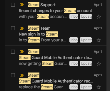 SheDracos's tweet photo. @Steam @Steam_Support Im going to cry.Ive used steam forever and spent money on buying games.I got sent a fake steam link which im assuming is what allowed the person to get into my account.If you need proof that its my account i have it.Please help me. SteamUsername: SheDrac0s https://t.co/BABQw5BdKx