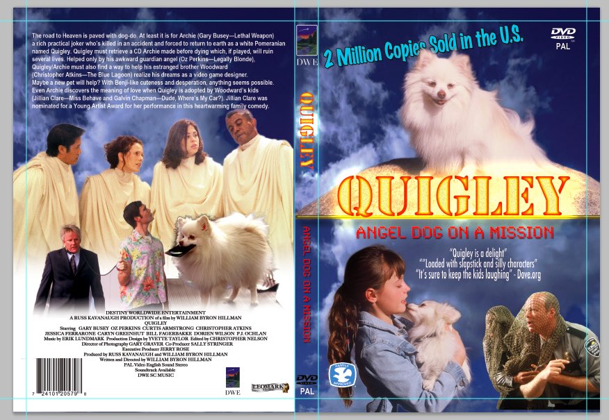 It’s true, family films are hard to find and live action even harder, but QUIGLEY is still entertaining people all over the world starring Gary Busey - catch it FREE @Tubi and many other streaming sites. Amazon DVD, MOD Hoopla Valley AM YouTube Vix (Spanish) Butace (Spanish) Tubi