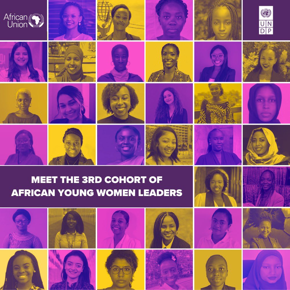 Delighted to welcome the 3rd cohort of the @_AfricanUnion-@UNDP African Young Women Leaders Fellowship! These 36 young leaders are set to spark change across continents Their journey starts today & I wish them boundless success #AfricanWomenLead #AfYWL 🔗bit.ly/4cQuA8L