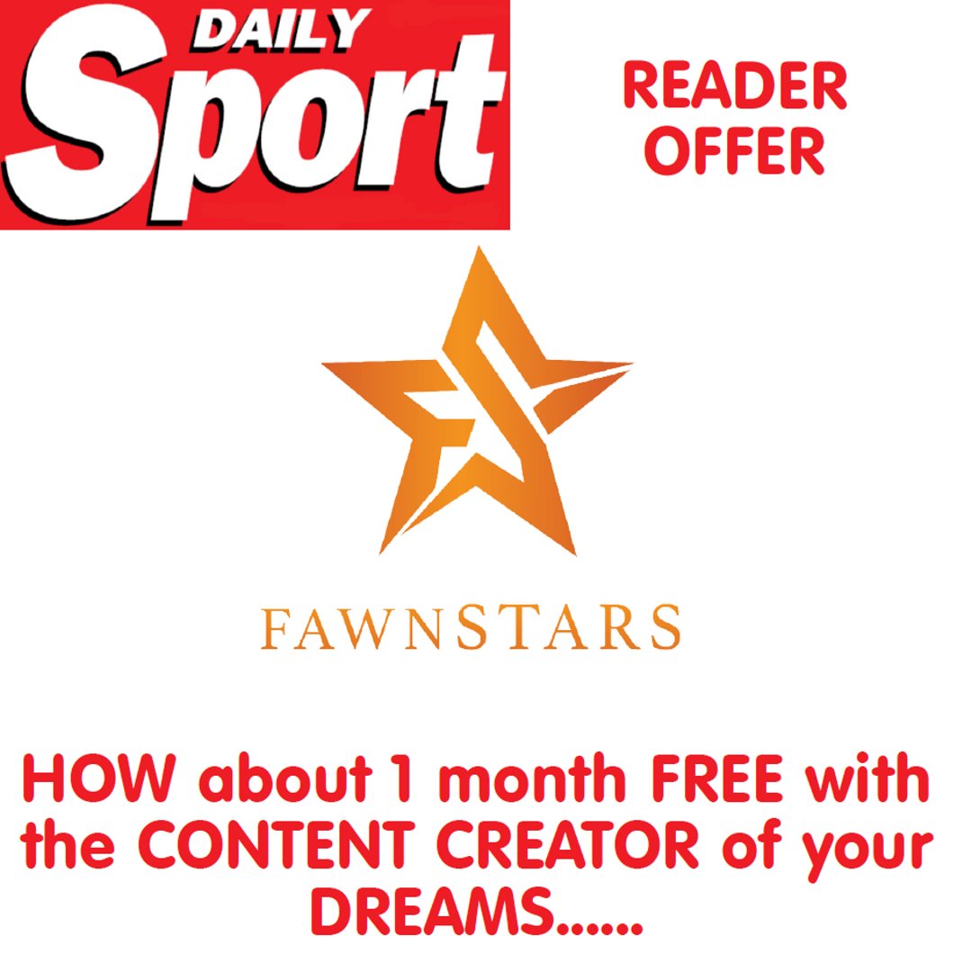 #READEROFFER get 1 month FREE with the content creator of your dreams on @fawnstars_ dailysport.co.uk/reader-offers/… #CamGirls #Models #Influencers #PornStars #Fawnstars #JoinNow #TeamDailySport #TheSport #DailySport #SportBabes #ContentCreators