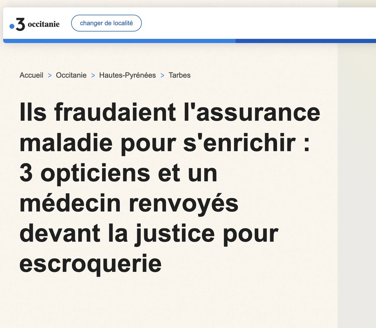 NicolasFramont's tweet image. 150 000 euros volés à la CPAM par un médecin et des opticiens : l'occasion de rappeler que 80% de la fraude à l'Assurance-maladie est le fait des professionnels de santé, selon la Cour des Comptes.