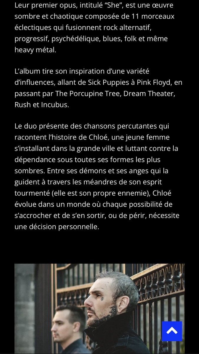 Two amazing review from Quebec press! Thanks for spreading the word. 🙏🏼 

music.intempomusique.com/she

#album #newmusic #albumreview #canadianmusic #canadianrock #rock #quebec #montreal
