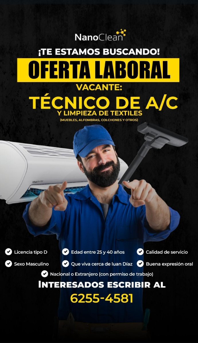 Oportunidad de Empleo 
☎️ 6255-4581
.
.
. 
#venezolanospty #venezolanosenpty #empleo #medicinas #salud #alquileres #habitaciones #serviciopublico #ayudas #vacantes #Panama #venezolanosenPanama #ventas #venezolanosenelextranjero #venezolanosenelmundo #venezuela #venezolanos