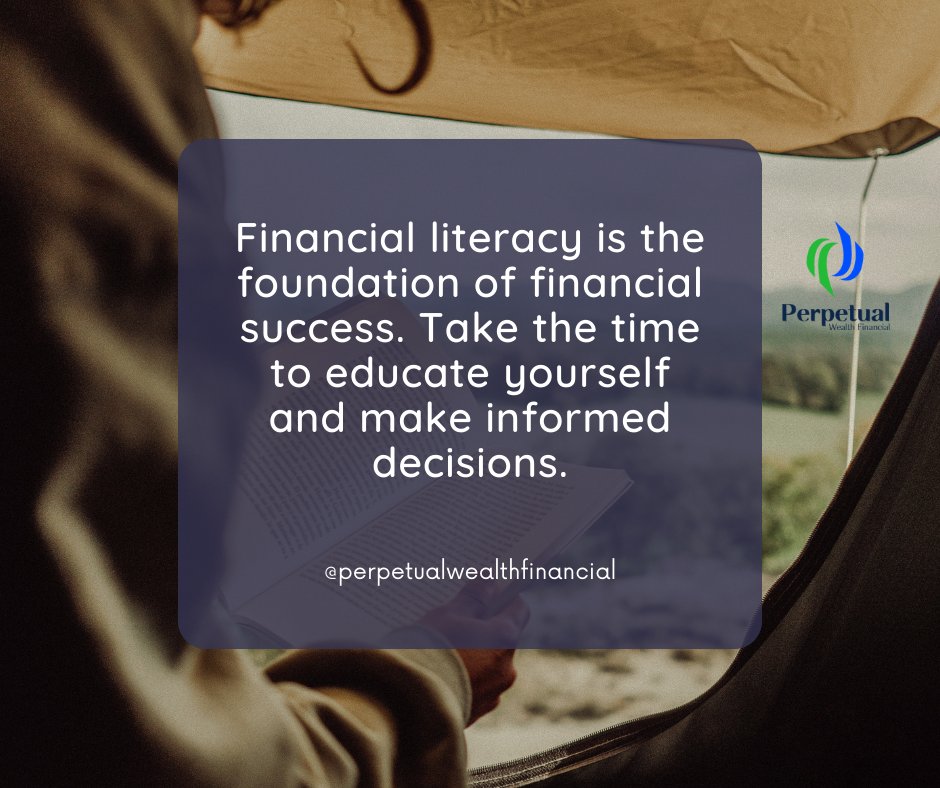 Financial literacy is the foundation of financial success. Take the time to educate yourself and make informed decisions. #FinancialLiteracy #EmpowerYourself #SmartMoneyMoves