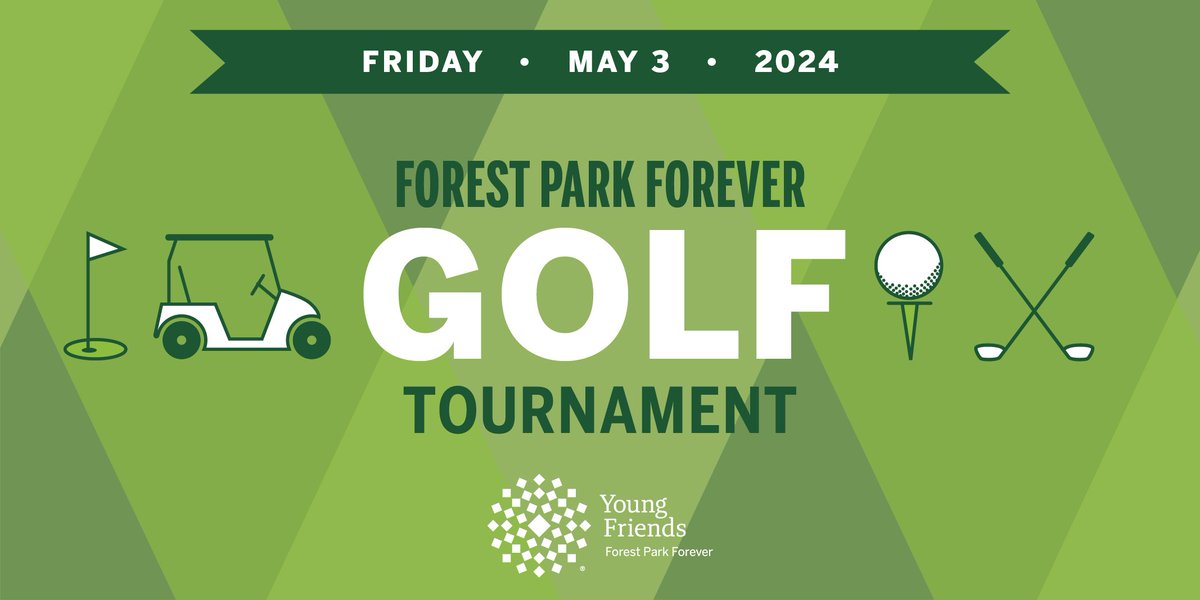 Come for lunch, an 18-hole course with in-play advantages, beverages and snacks in Forest Park Forever... and stay for the post-play cocktail reception. Register your foursome today. ⛳ forestparkforever.org/golf #ForestPark4ever