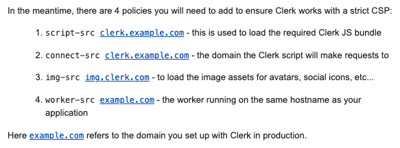 @brianmmdev @ClerkDev Worked like a charm! 🥰 Thanks for you (and Fady) for the quick response! Adding this shot for visibility and maybe help others.