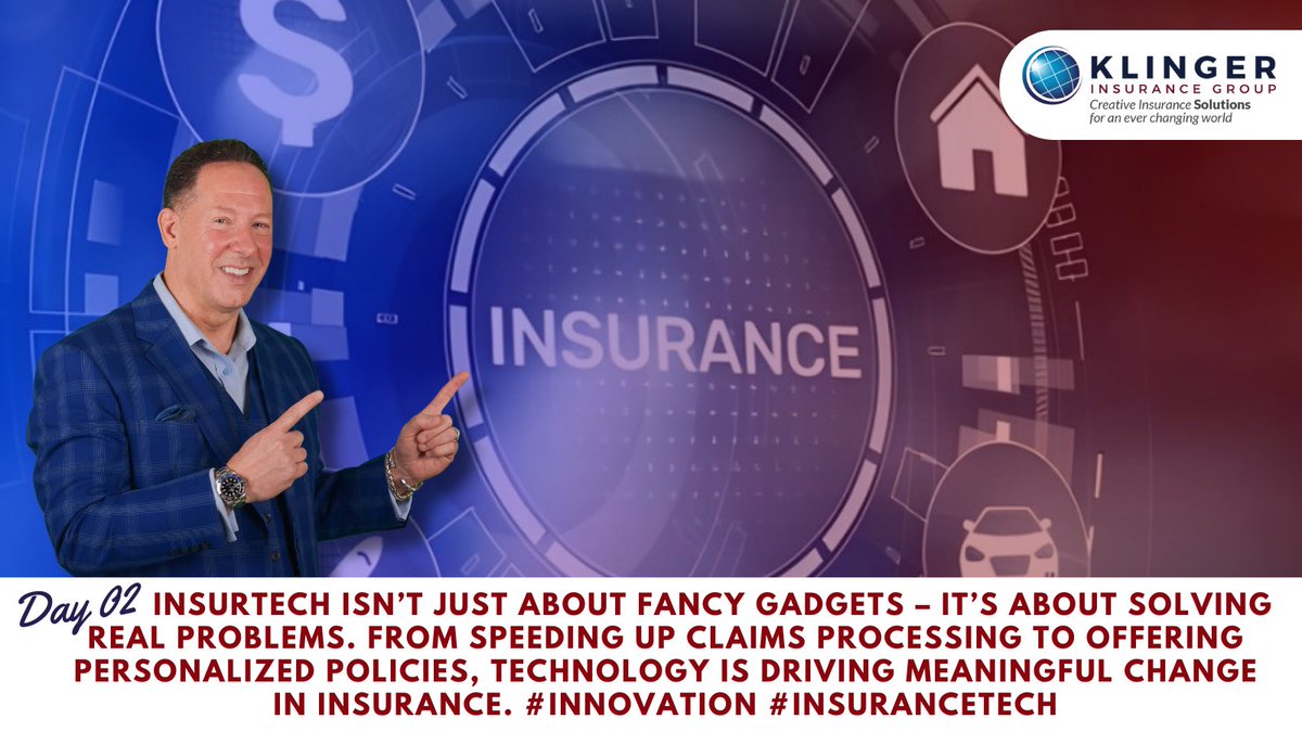 KlingerInsGroup's tweet image. Today, we're diving into how Klinger stays ahead of the curve, embracing cutting-edge technology to better serve you. Stay tuned for insights and innovations! #Insurance #TechnologyForward"