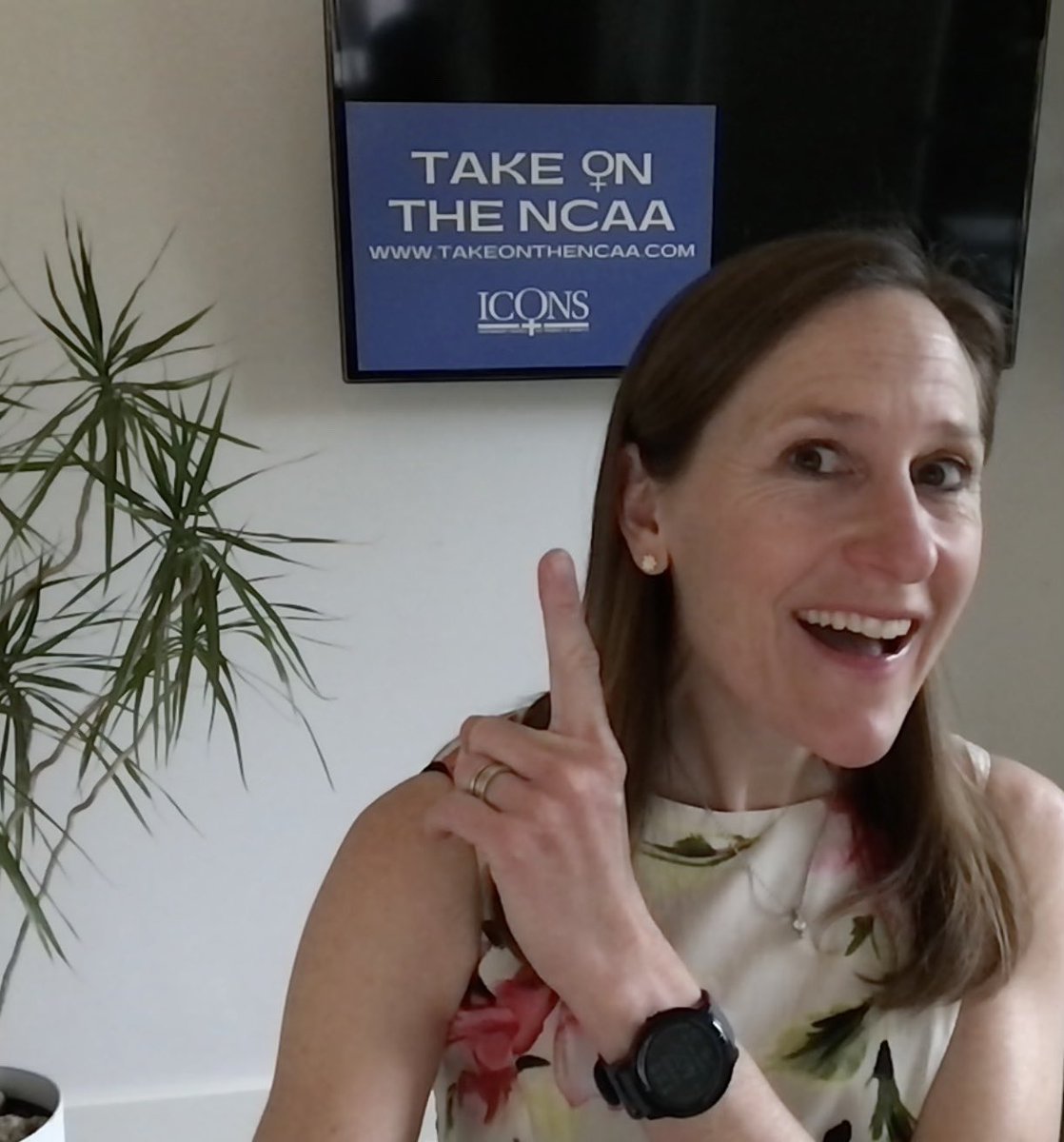 As a lifelong democrat I never thought I’d be a regular on NewsMax, but if you happen to see me supporting female athletes, know this issue is not only non-partisan but pro-female. @icons_women is helping 16 female athletes lead the charge in their lawsuit against the NCAA