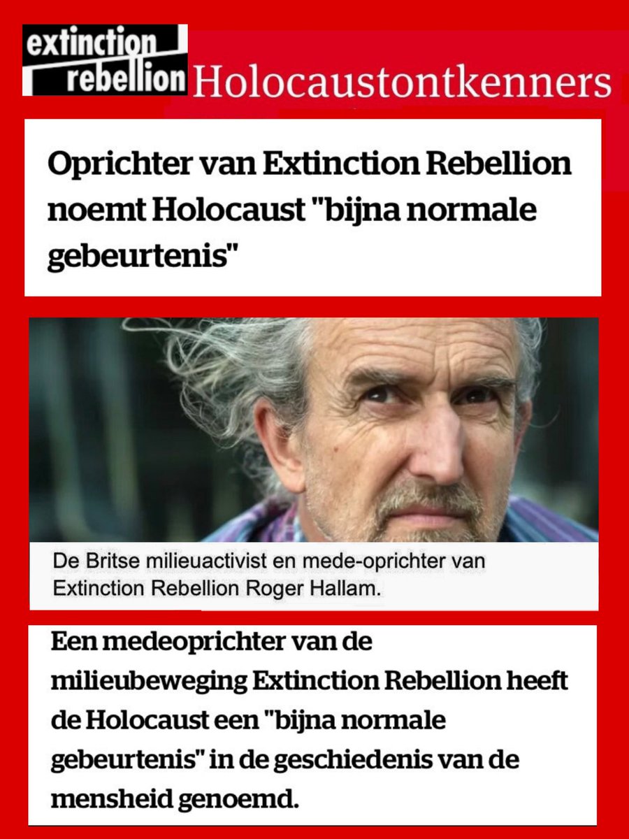 Smeriger gaat het met dat #extinctionrebellion niet meer worden. #op1 #beau