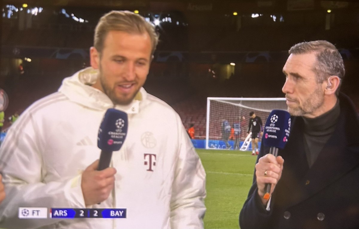 🗣️Harry Kane's immediate post match thoughts: 'It was a tough game. Jesus in the box is really dangerous with the chop he had and he found Trossard. I think #Arsenal are really good. We had to work and dig deep, they are top of the Premier League for a reason.'