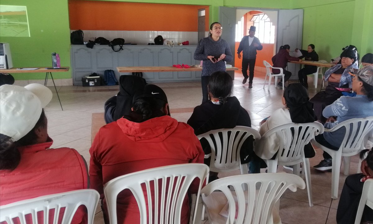 #Imbabura| Desarrollamos el taller teórico- práctico en  fundamentos de la inseminación artificial bovina,  con la participación de 30  integrantes de la Comunidad de Aprendizaje Sumak Pacha,  del cantón Otavalo. 

#ElNuevoEcuador