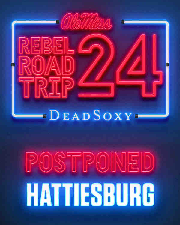 🚨 𝗛𝗔𝗧𝗧𝗜𝗘𝗦𝗕𝗨𝗥𝗚 POSTPONED! Due to severe weather the Hattiesburg #RRT24 stop originally scheduled for tonight is postponed. More info coming 🔜!