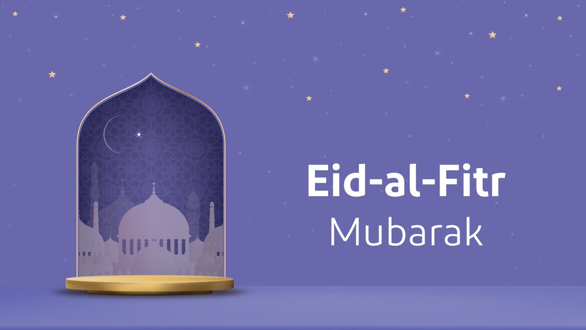 Warm Eid Mubarak wishes to our Muslim friends and community members observing #EidAlFitr! May this special day be filled with peace, joy, and blessings.