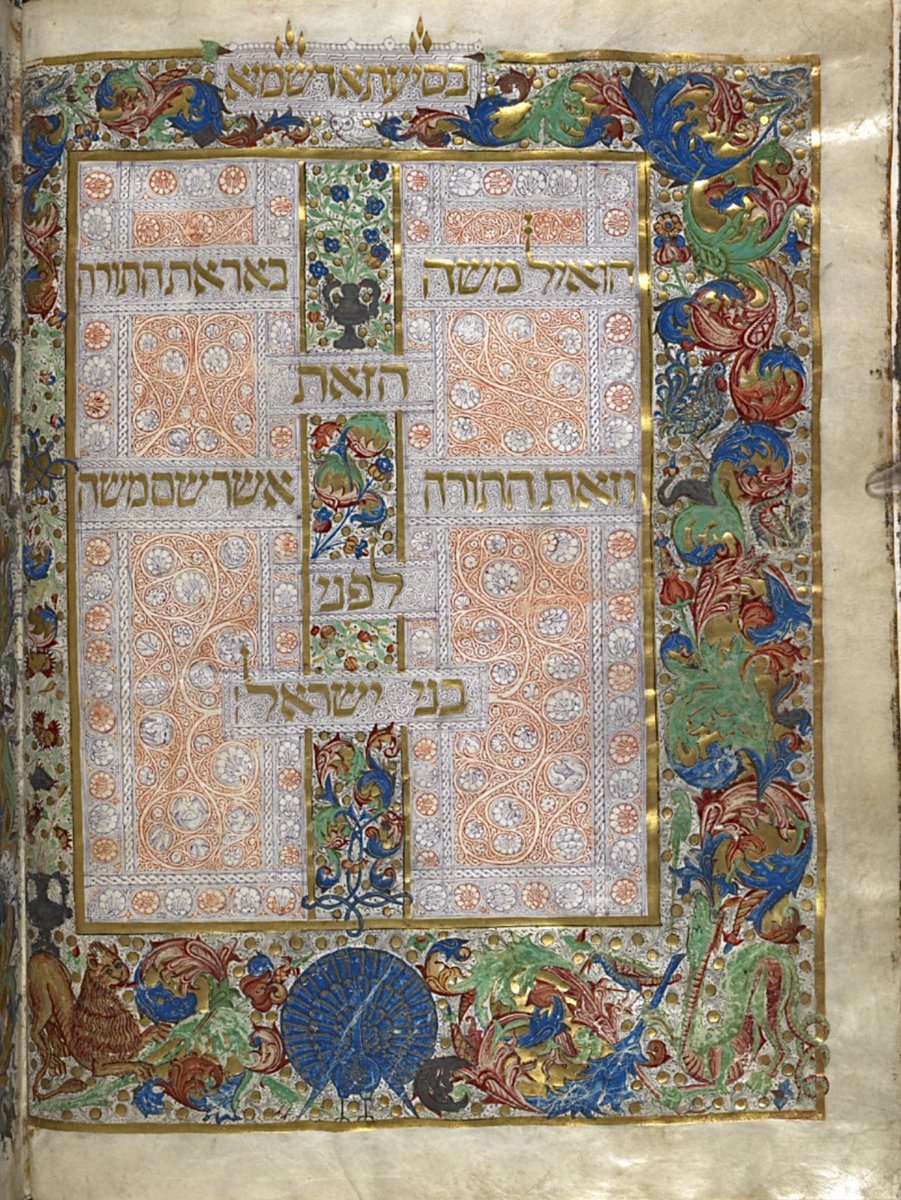 Introduction of the Mishneh Torah BL Harley 5698; Maimonides, Lisbon Mishneh Torah, Volume 1; 1471 CE-1472 CE; Portugal (Lisbon); ff.11v-12r @BLAsia_Africa @BL_HebrewMSS