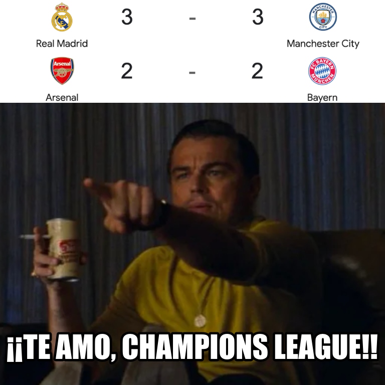 InvictosSomos's tweet photo. Gracias por existir, Champions League ❤️ https://t.co/kMsZchXTSJ