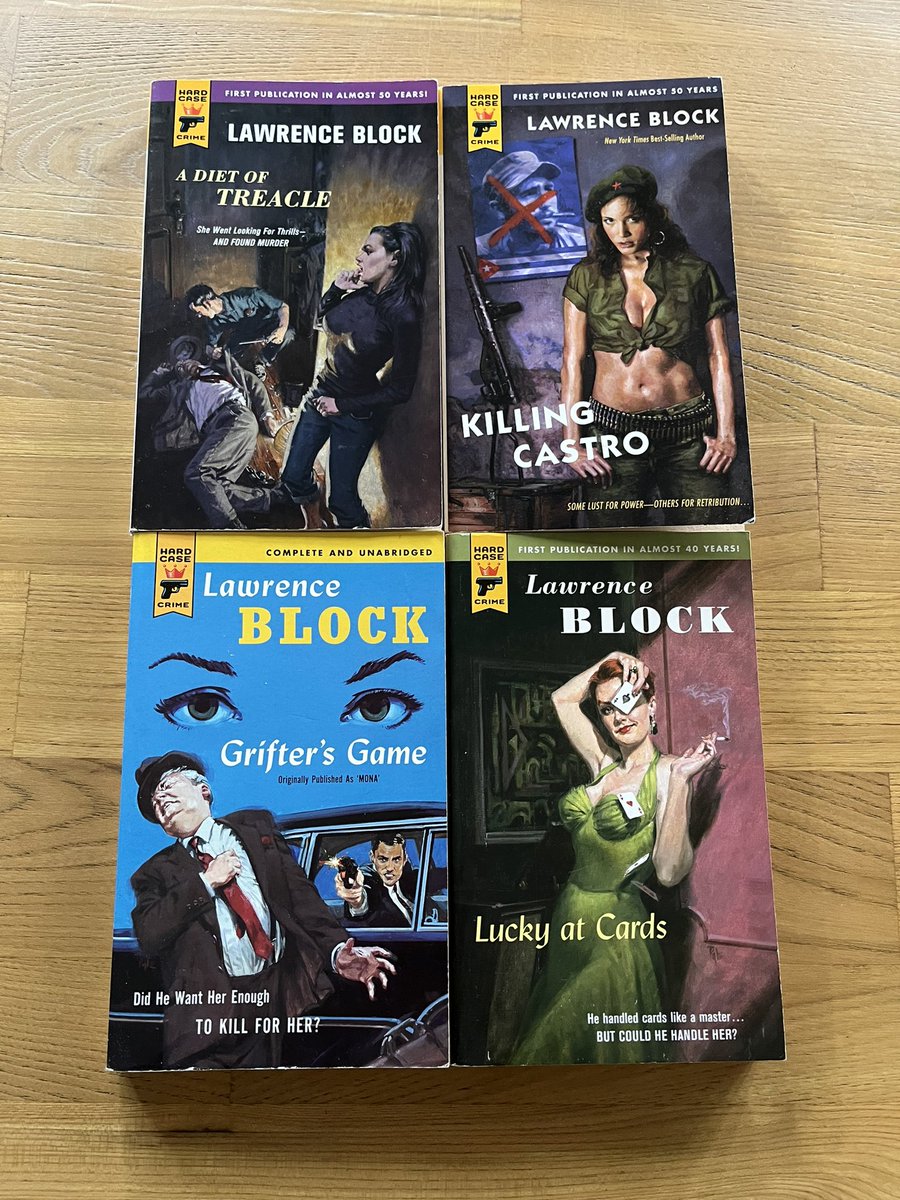 @ron_clinton @HardCaseCrime @LawrenceBlock @SubPress Early @LawrenceBlock makes for a cracking read. Enjoyed all of these early ones that @HardCaseCrime put out as MMPBs. And a few others to since then…