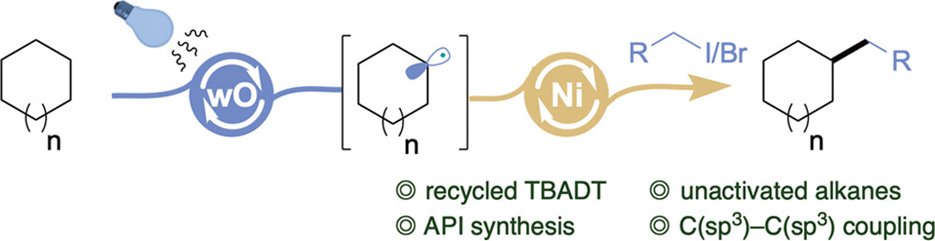 Dual photoredox–nickel catalysis: @rr_lab from IISER-Trivandrum discloses C(sp3)−C(sp3) Coupling of cycloalkanes and alkyl halides: Please have a look: pubs.acs.org/doi/10.1021/ac…
