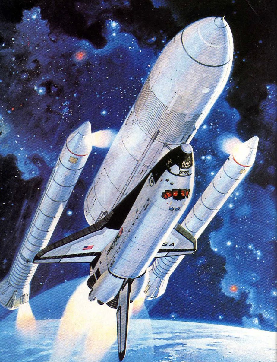 art by robert mccall published in omni, july 1982